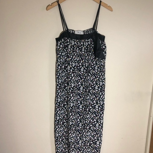 Faye Women’s Polka Dotted Side Slit Maxi Slip Dress - Picture 16 of 16